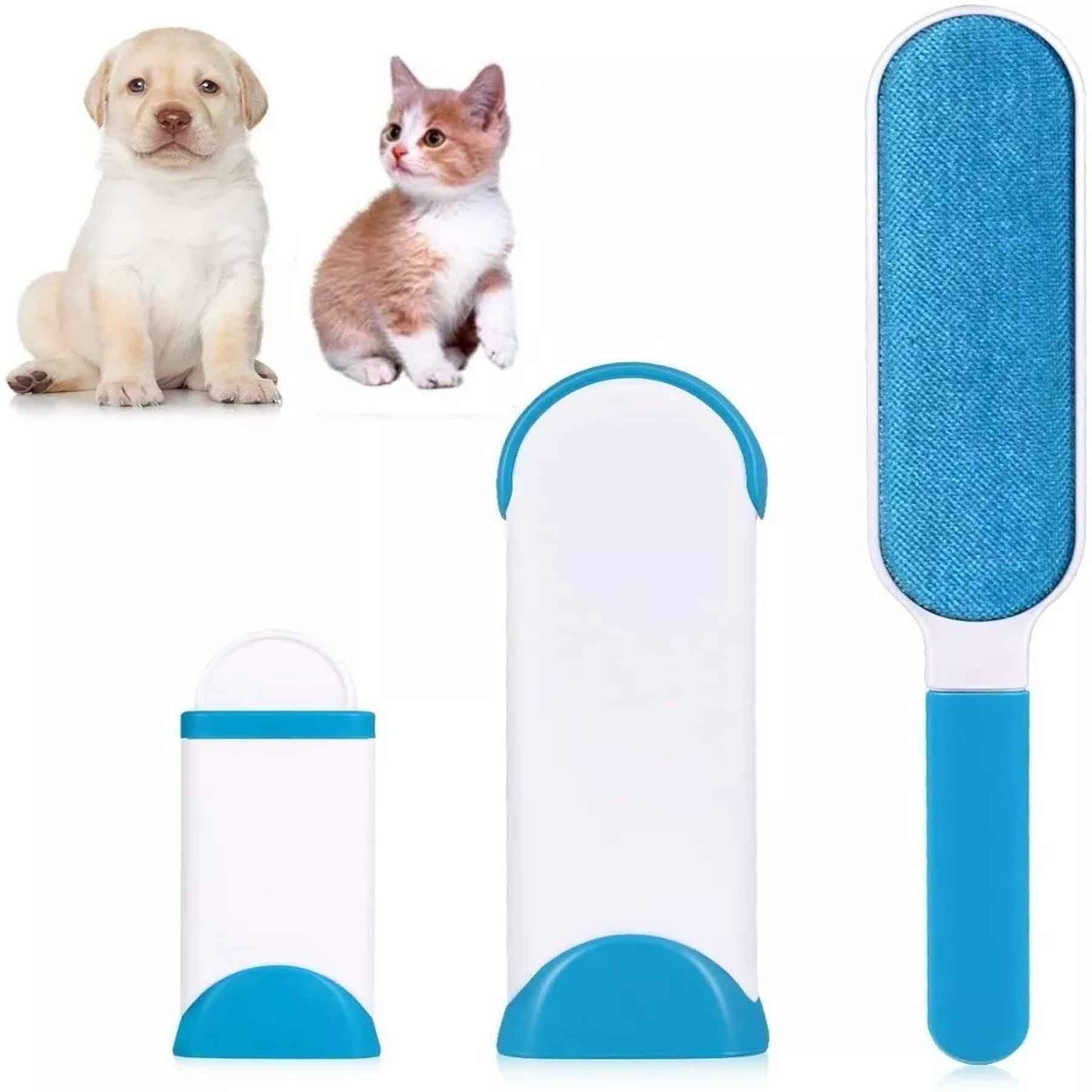 Pack de 2 cepillos quita pelos para perros y gatos